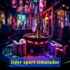 lider sport simulador